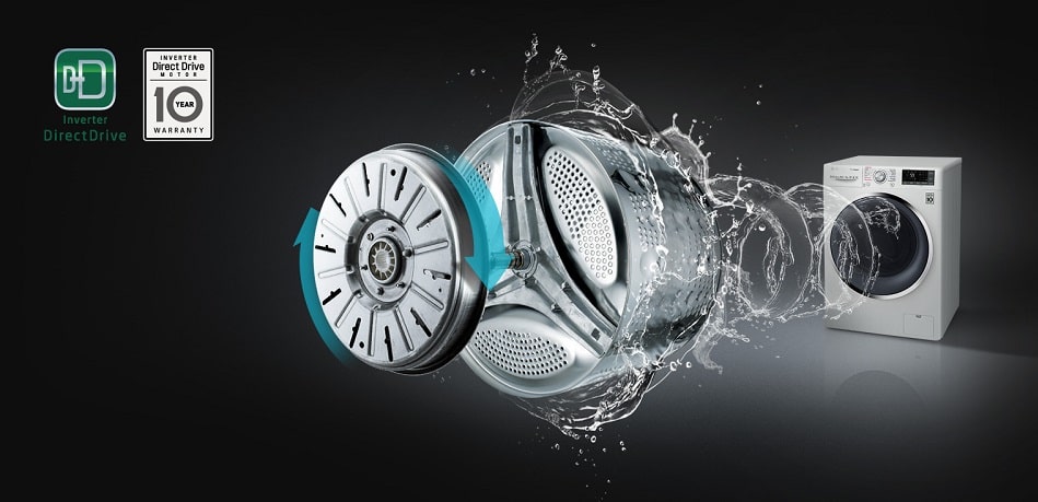 موتور Invert Direct Drive لباسشویی ال جی