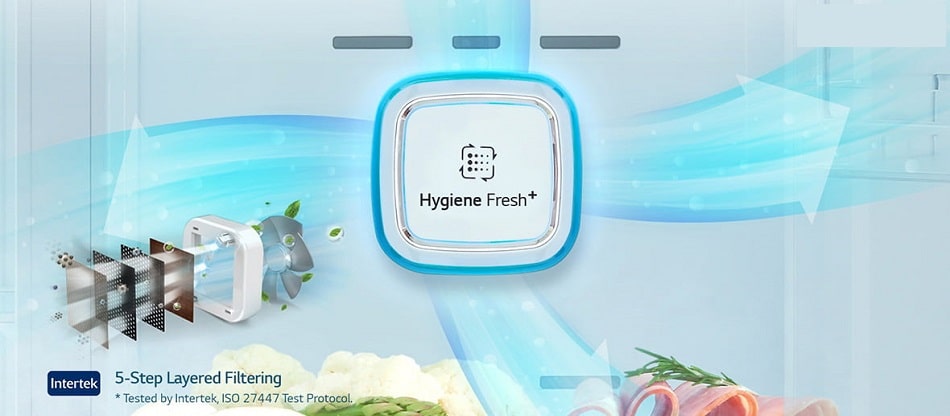 فیلتر بهداشتی +Hygiene Fresh در یخچال ال جی