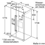 یخچال ساید بای ساید بوش مدل KAG90AI20 - نمای 4