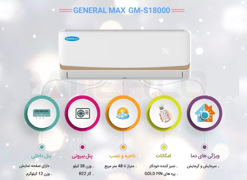 کولر گازی جنرال مکس گناوه