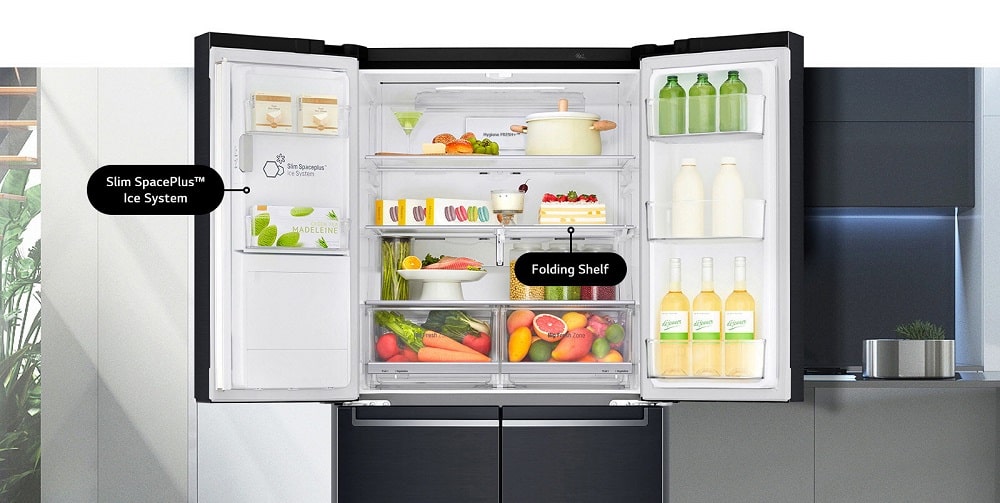 سیستم Smart Storage در یخچال ساید X29