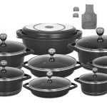 سرویس قابلمه 17 پارچه ام جی اس مدل Italy B - نمای 3