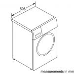 ابعاد ماشین لباسشویی بوش مدل 32560