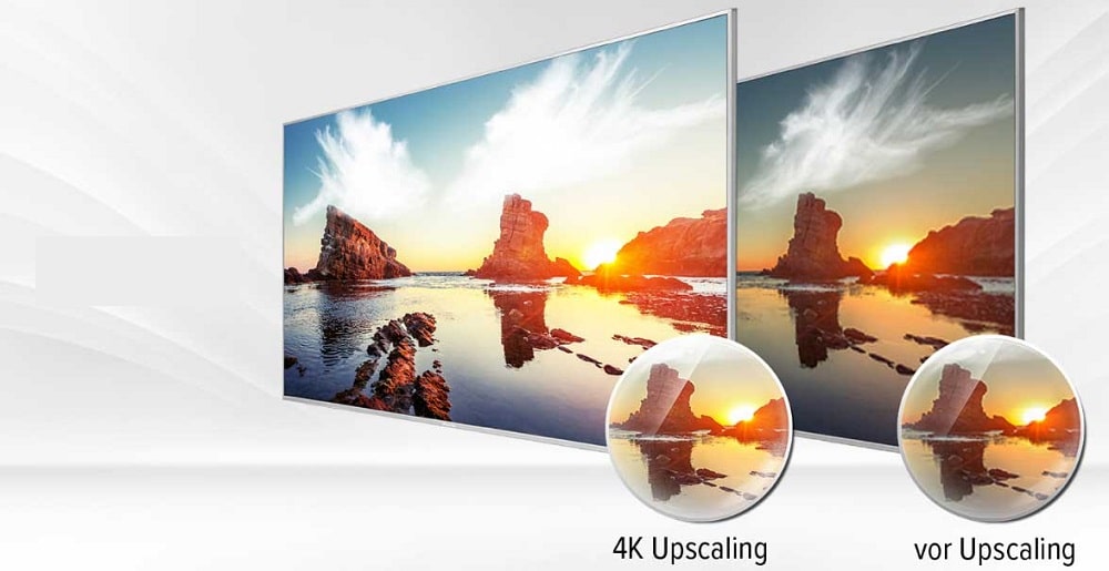 تکنولوژی Ultra HD Upscaling در  تلویزیون هایسنس 55A6100