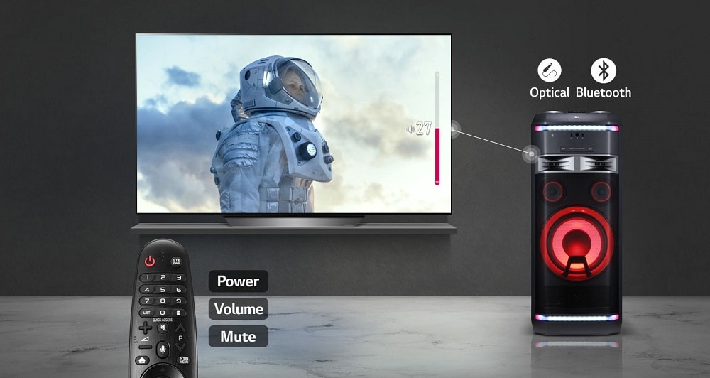 همگام سازی صدا با شیک ال جی OK99 