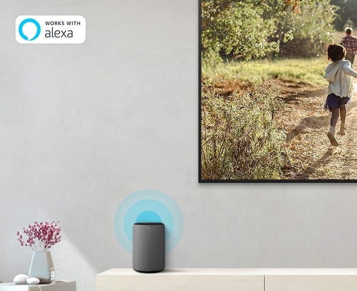 تلویزیون سامسونگ سازگار با دستیار صوتی Google Assistant و Amazon و Alexa