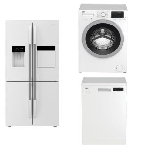 ست جهیزیه بکو رنگ سفید