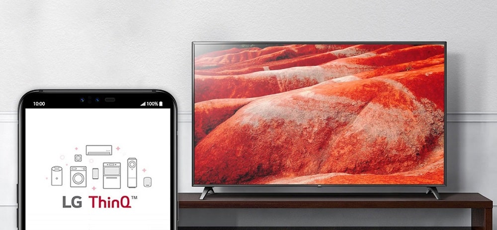 نرم افزار LG ThinQ تلویزیون 50 اینچ ال جی مدل UM751
