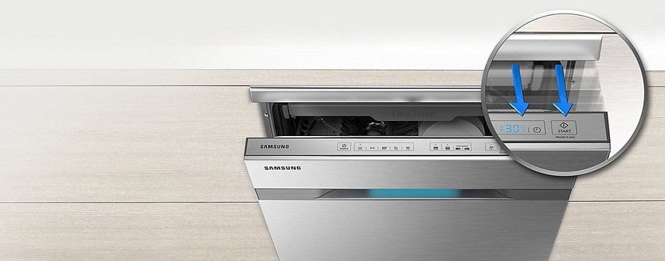 فناوری Auto Door Open با ظرفشویی سامسونگ مدل 8550