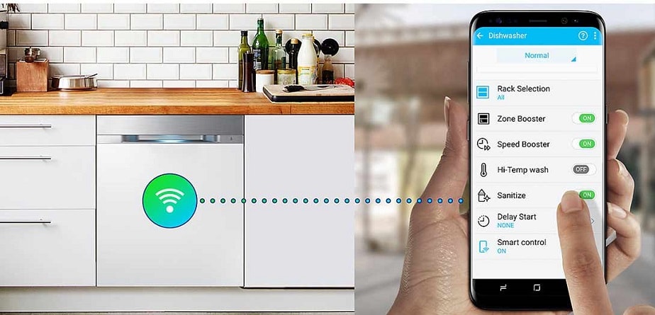 کنترل آسان ظرفشویی سامسونگ از طریق Wi-Fi