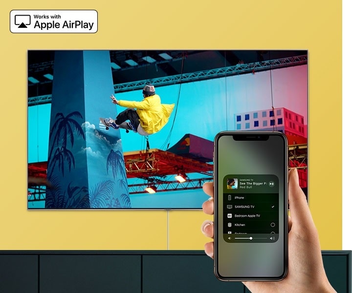 تلویزیون TU7000 مجهز به AirPlay 2