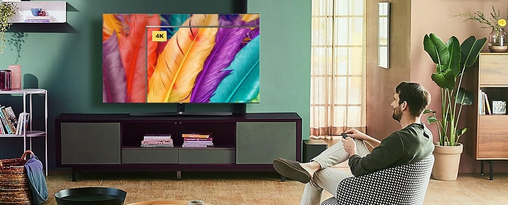 کیفیت تصویر 4K در تلویزیون سامسونگ TU8500
