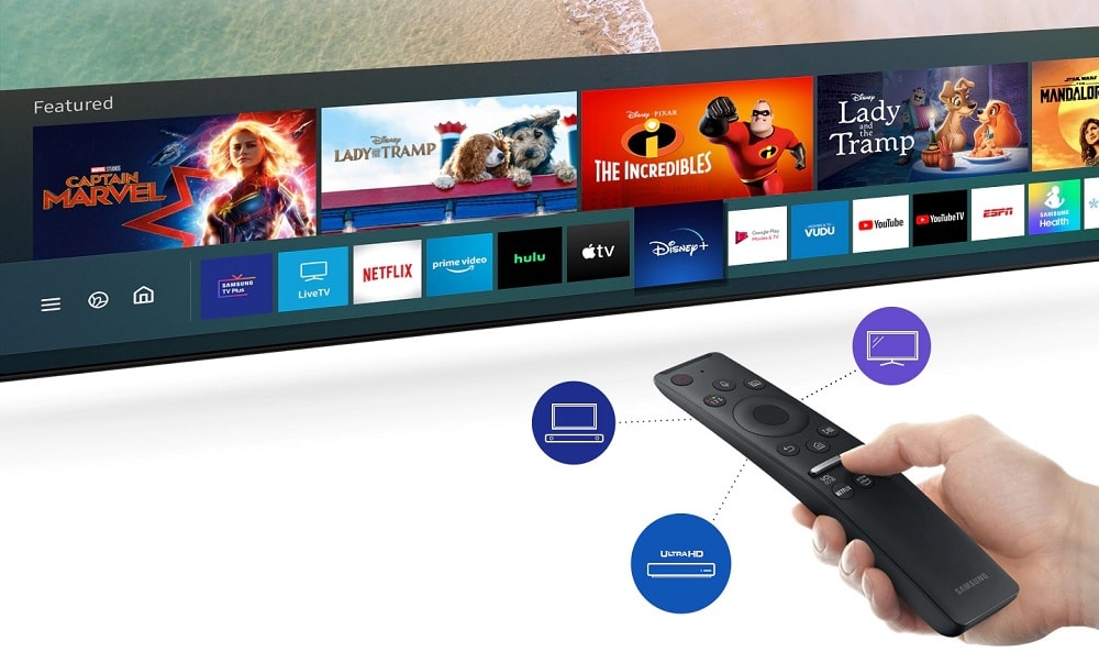 ریموت کنترل جادویی OneRemote در تلویزیون TU8300