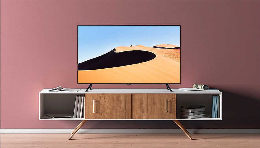 تلویزیون TU7100 با صفحه نمایش کریستال