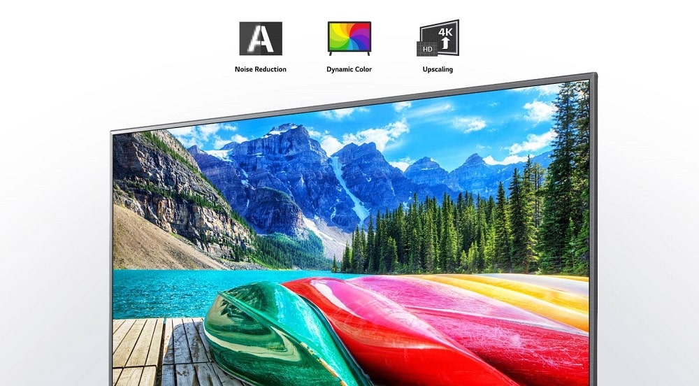تلویزیون الجی UN711 دارای Quad Core Processor 4K