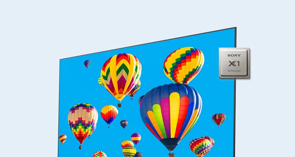 تلویزیون X7500H با پردازشگر تصویر 4K X1