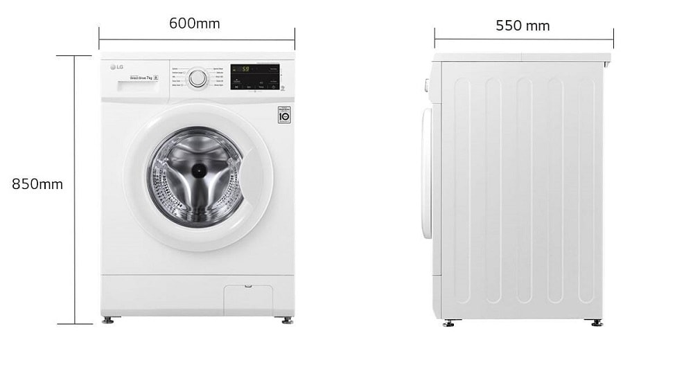 قیمت ماشین لباسشویی ال جی مدل 2j3