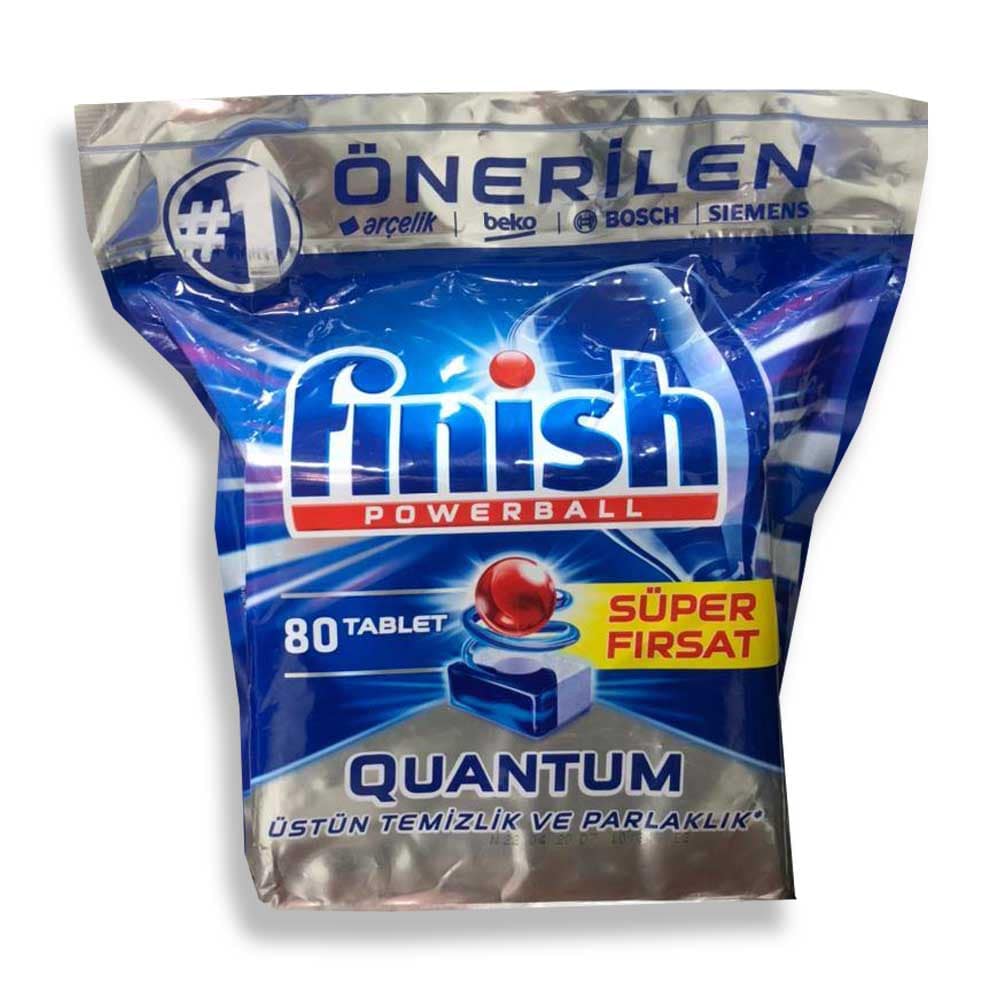 قرص ماشین ظرفشویی فینیش مدل کوانتوم بسته 80 عددی