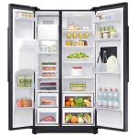 یخچال ساید بای ساید 30 فوت سامسونگ رنگ مشکی مدل RS50 - نمای 5