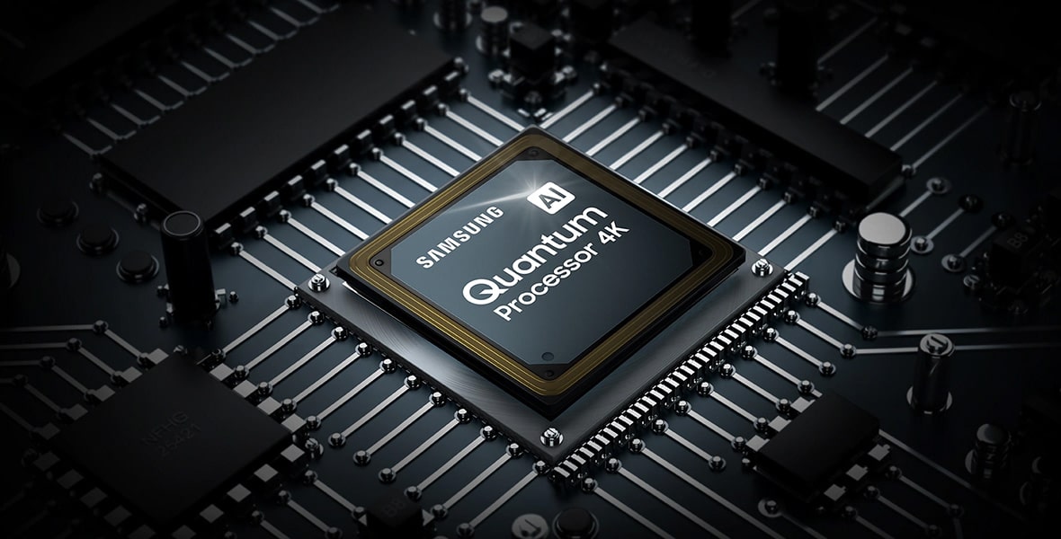 تلویزیون QLED سامسونگ Q80A از پردازشگر Quantum processor 4K برخوردار است