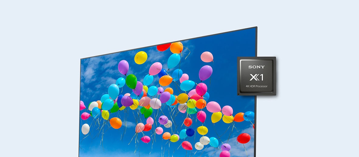 پردازنده 4K HDR X1 در سونی X85J