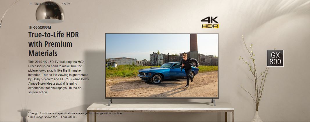 تلویزیون 65 اینچ پاناسونیک 4K اسمارت مدل 65GX800M در گناوه