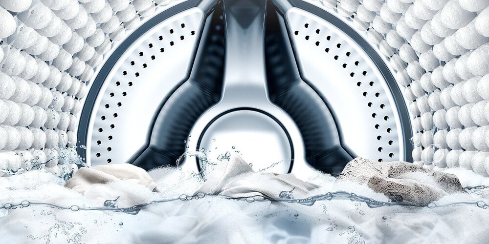 لباسشویی WW80J5555FW1 سامسونگ با قابلیت Bubble Soak