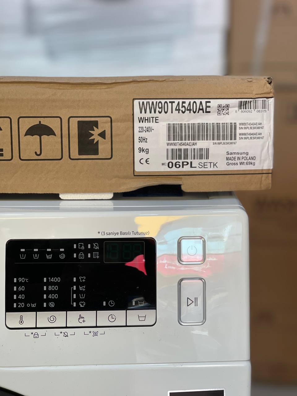 لباسشویی 9 کیلویی AddWash سامسونگ WW90 مدل SAMSUNG WW90T4540
