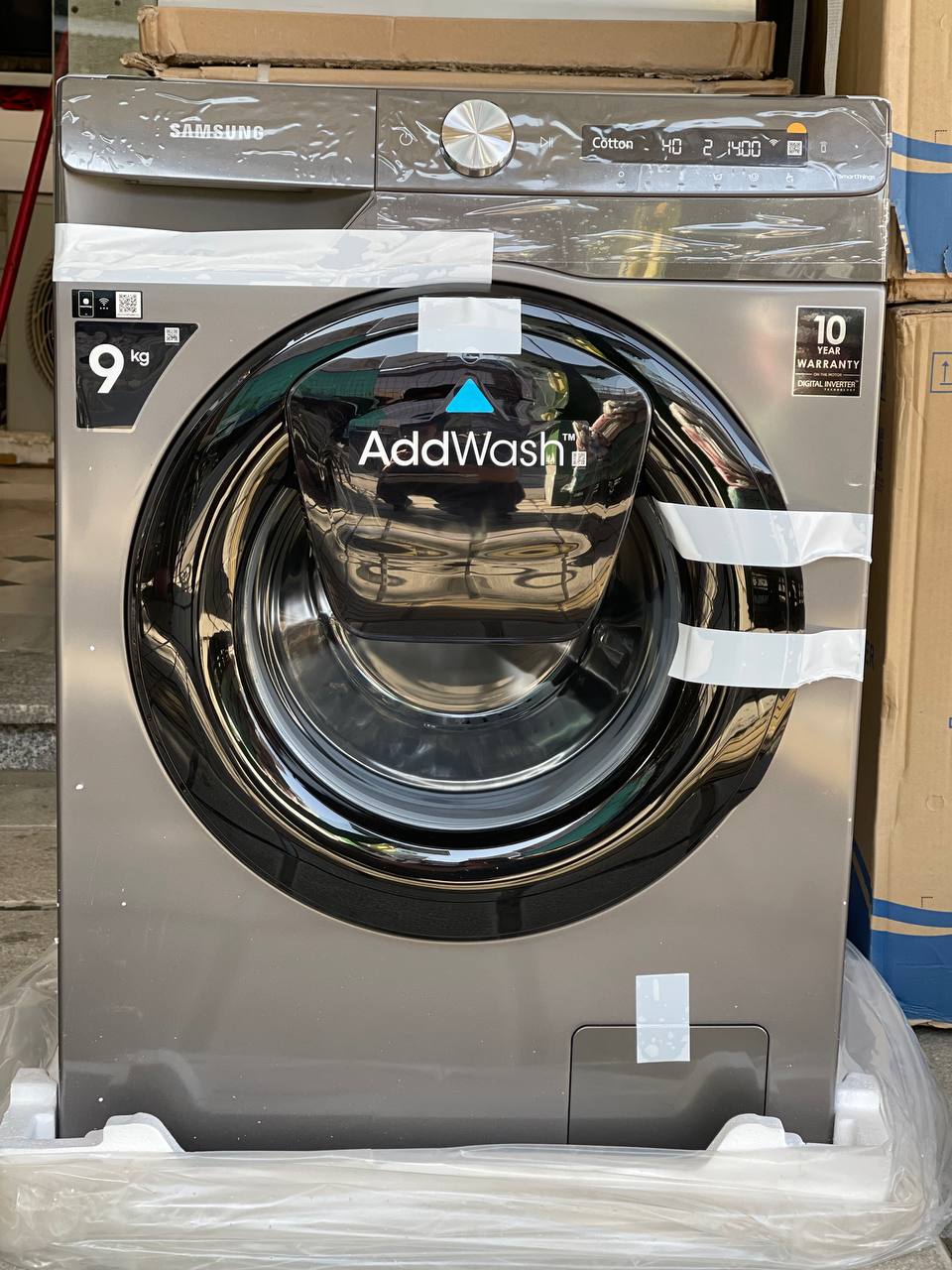 لباسشویی 9 کیلویی AddWash (جدید) سامسونگ WW90 مدل SAMSUNG WW90T554DAN گناوه