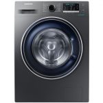 ماشین لباسشویی 8 کیلویی اینوکس سامسونگ 2021 مدل WW80J5555FX1 در گناوه