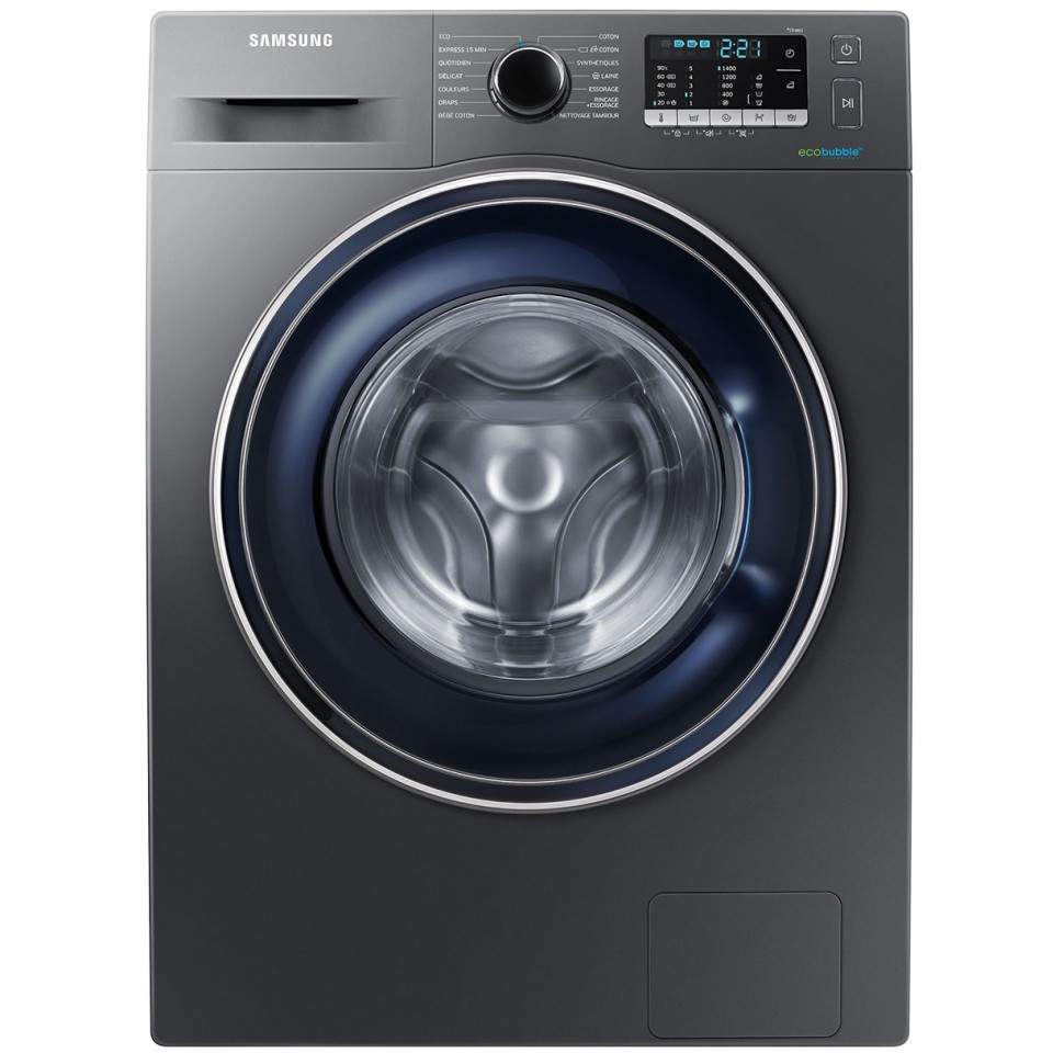 ماشین لباسشویی 8 کیلویی اینوکس سامسونگ 2021 مدل WW80J5555FX1 در گناوه