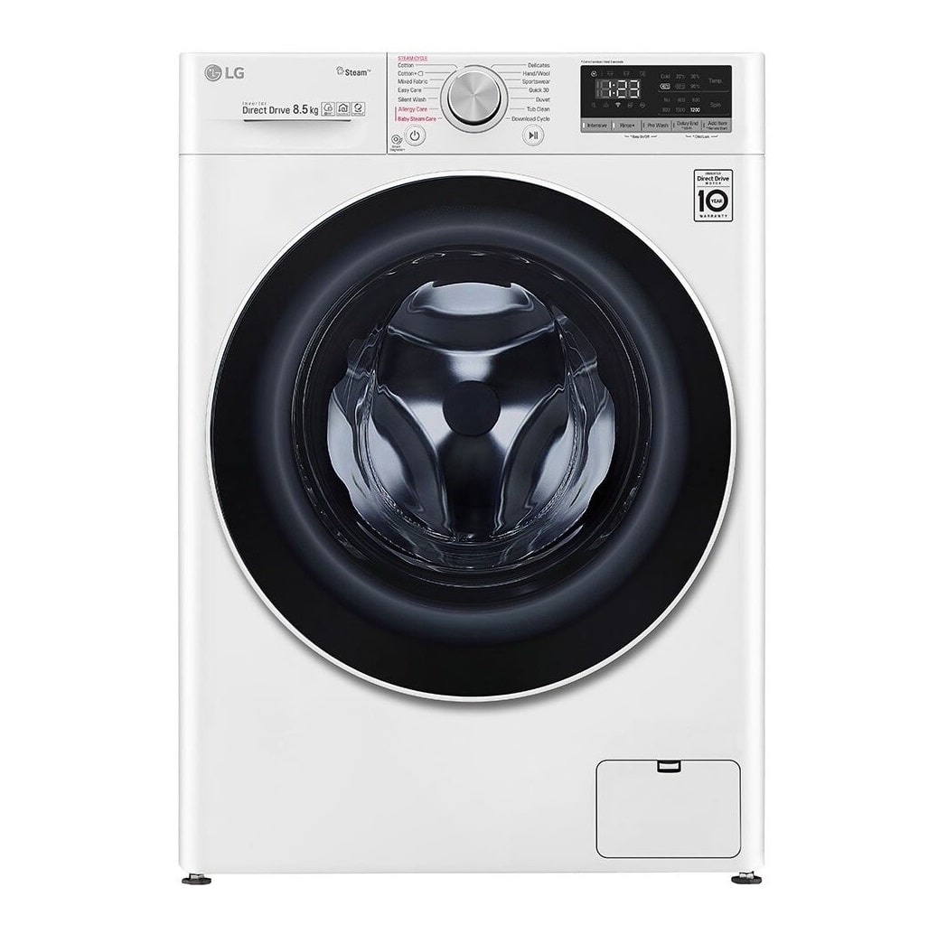 قمت ماشین لباسشویی 8.5 کیلو ال جی بخارشوردار مدل F2V5GYP0W در گناوه