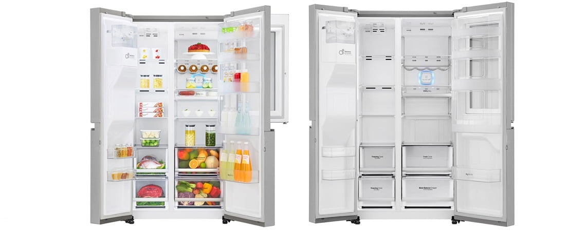 ظرفیت بالای یخچال ال جی X247