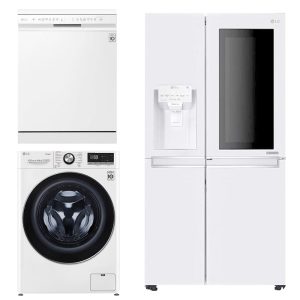 ست جهیزیه ال جی رنگ سفید کد 1