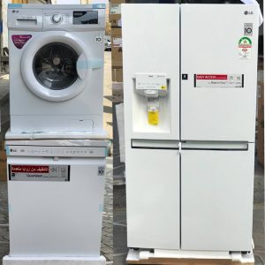 ست جهیزیه ال جی رنگ سفید کد 2