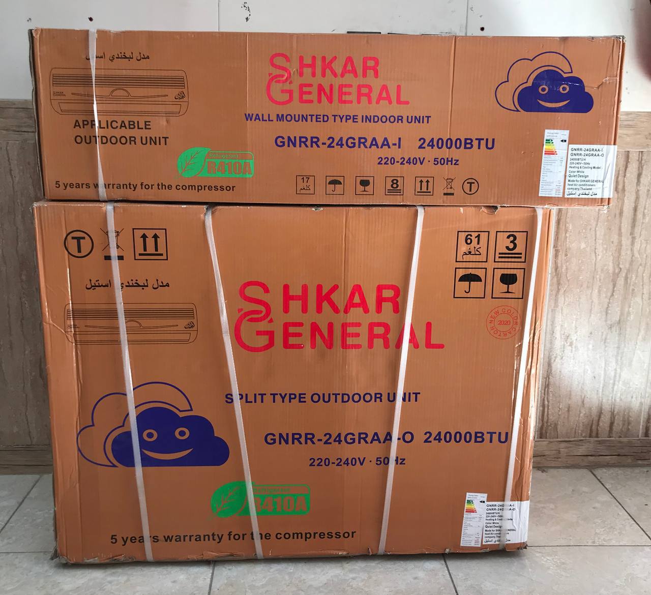 قیمت کولر گازی جنرال شکار 24000