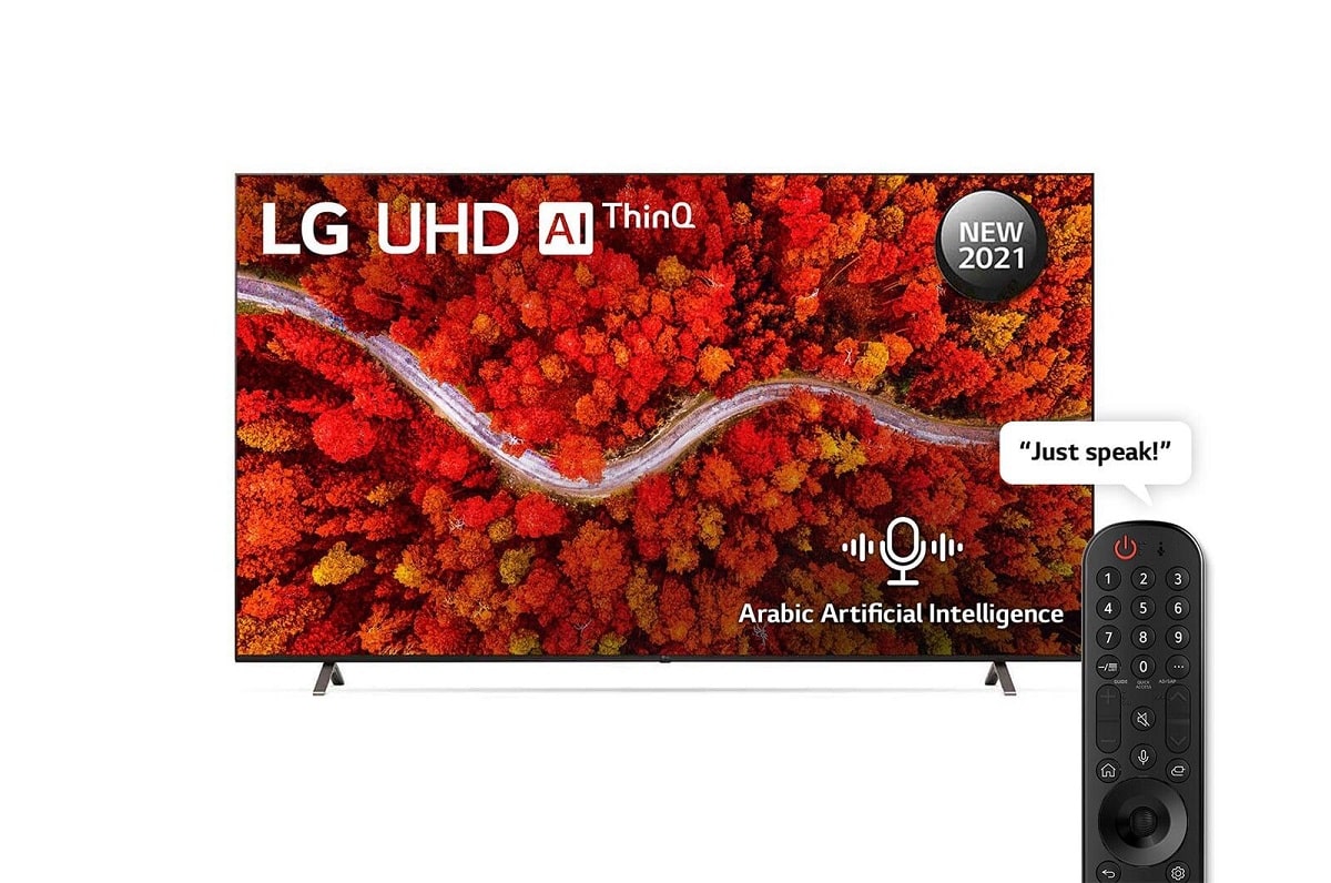 تلویزیون 4K ال جی مدل UP8050 سایز 75 اینچ محصول 2021