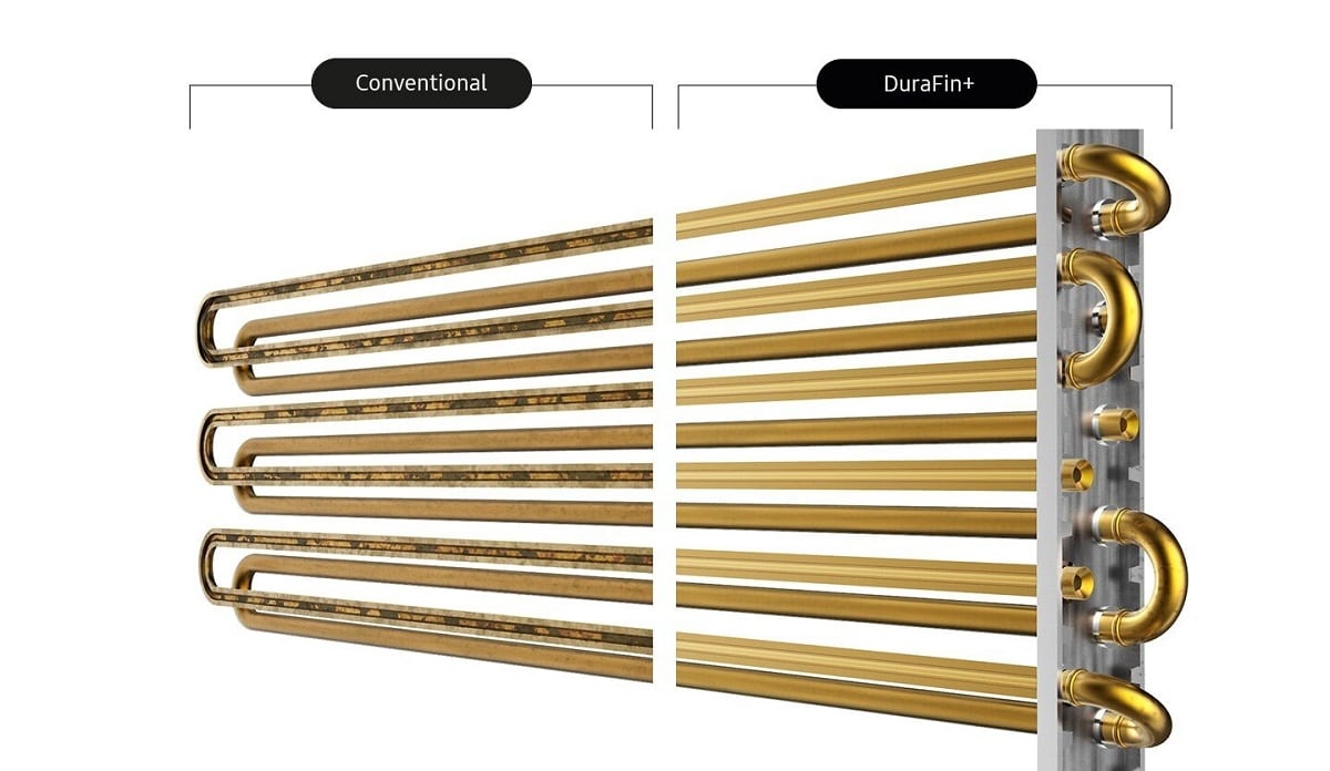تکنولوژی DuraFin+ در کولرگازی 18 هزار بورکای سامسونگ