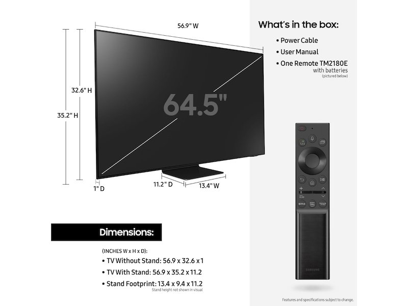 تلویزیون Neo QLED سامسونگ مدل QN90A سایز 65 اینچ محصول 2021