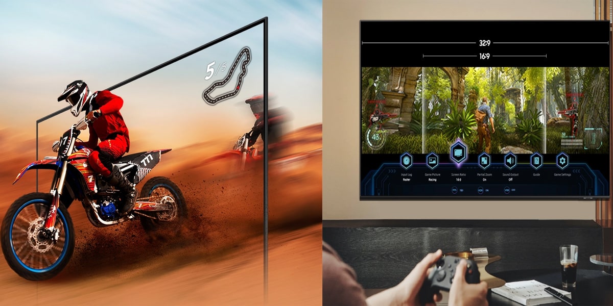 تصاویر سریع و روان در تلویزیون Q60B محصول 2022