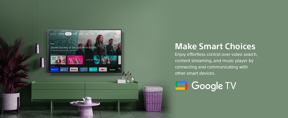 رابط کاربری Google TV