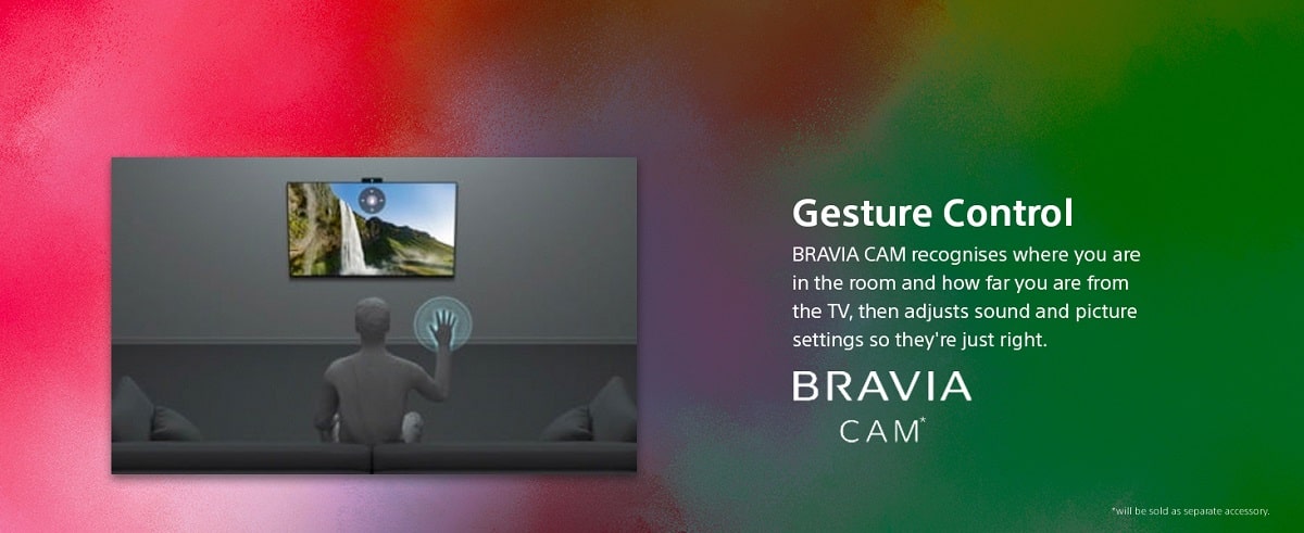 ژست های حرکتی با دوربین BRAVIA CAM