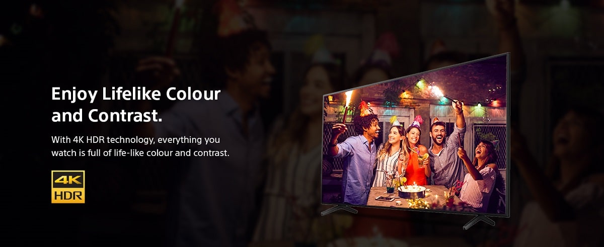 تکنولوژی 4K HDR تلویزیون سونی