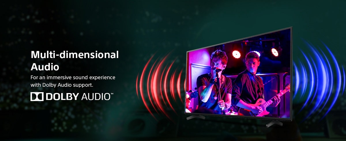  تکنولوژی Dolby Audio در تلویزیون سونی X75K