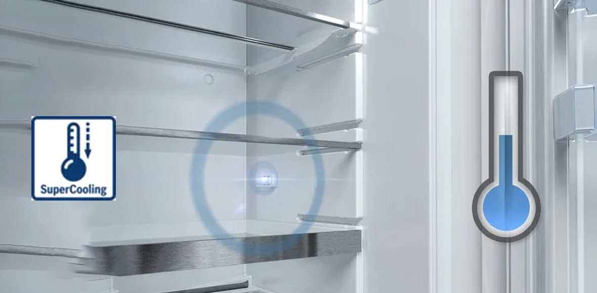 ویژگی SuperFreezing در یخچال بوش KGD86AW304
