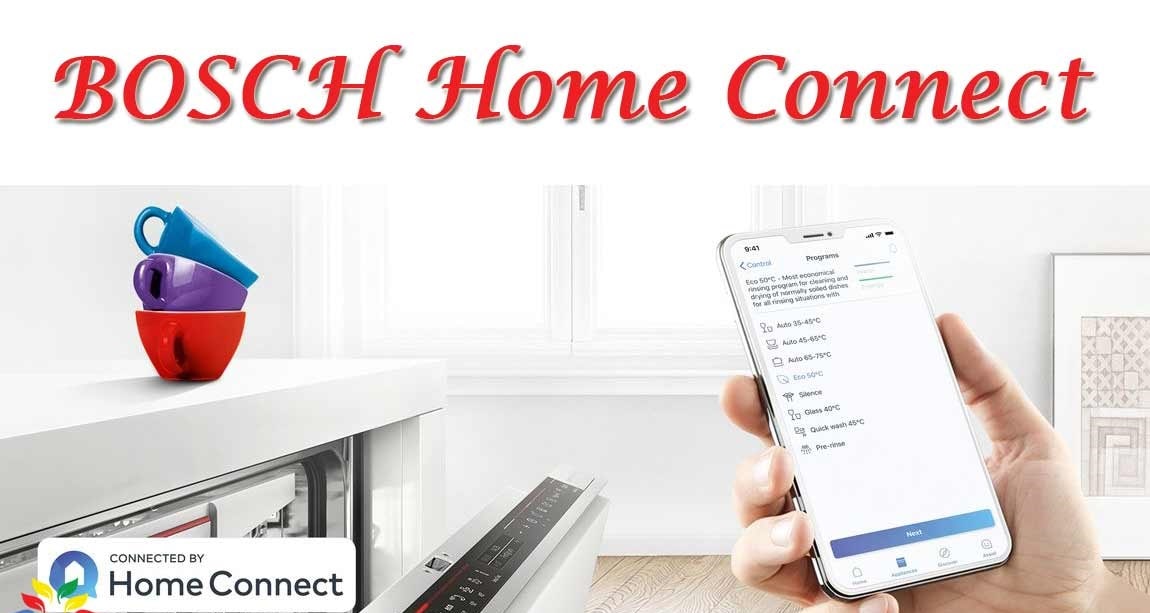 تکنولوژی Home Connect در ظرفشویی بوش 6ECI03E