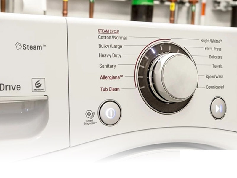 طرز کار ماشین لباسشویی ال جی