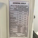 کولر گازی 12000 جنرال گلد اینورتر سری تیتانیوم - نمای 5