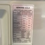 مشخصات فنی کولرگازی اینورتر جنرال گلد 24000 مدل GG-TS24000
