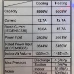 مشخصات فنی کولرگازی اینورتر جنرال گلد 30000 مدل GG-TS30000